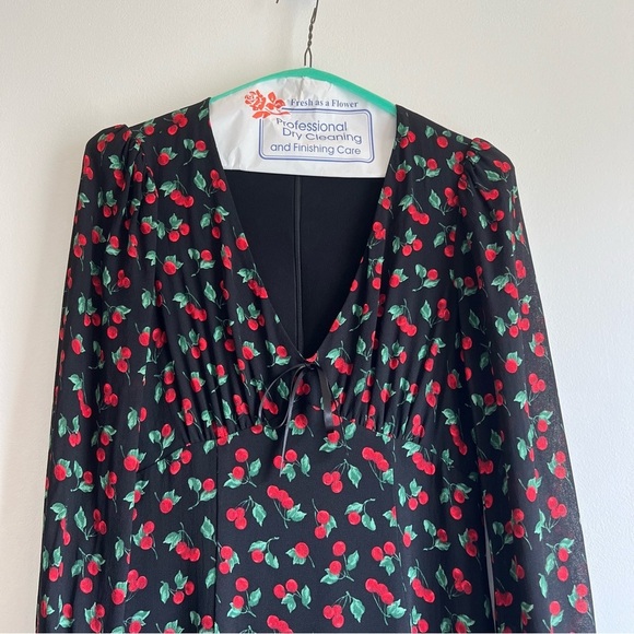 Reformation Ferris Dress in Cherry Pie - Picture 6 of 16